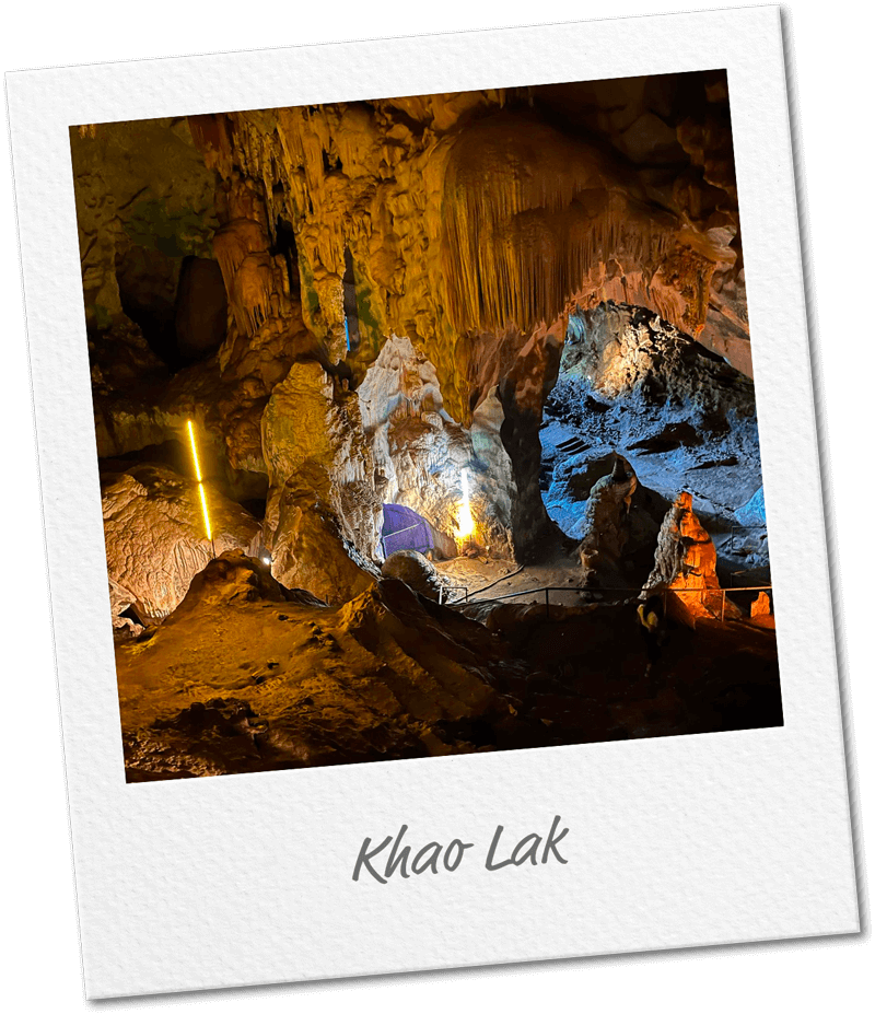 A cave from Thailand with illuminations