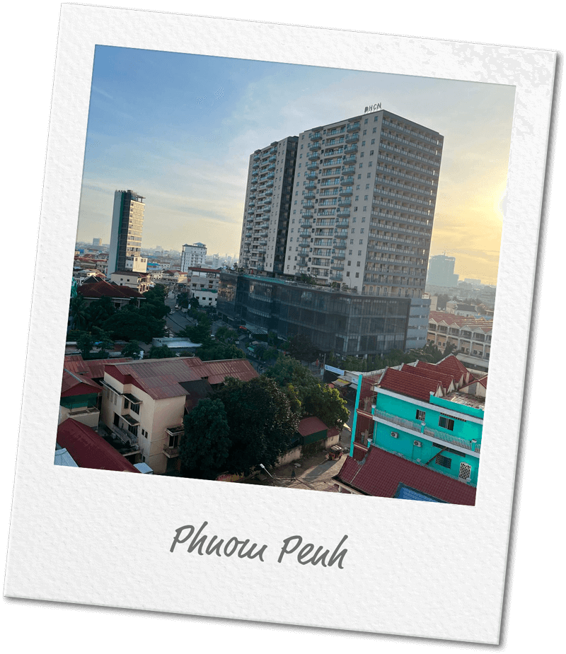 A view of Phnom Penh City